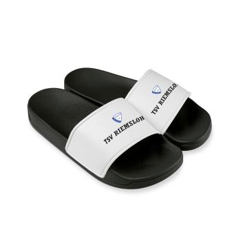 TSV Riemsloh - Badelatschen - schwarz/weiß